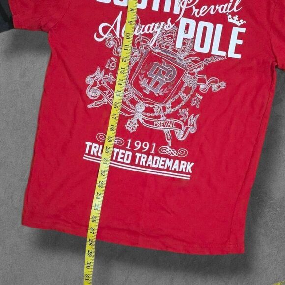 Vintage Y2K Southpole Streetwear Layered Red Long Sleeve Shirt Grunge Skater L - Picture 6 of 6